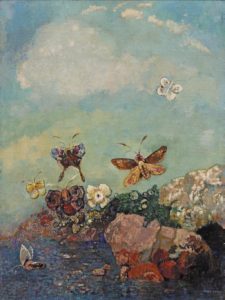 Papillons Redon Oeuvres Baudelaire